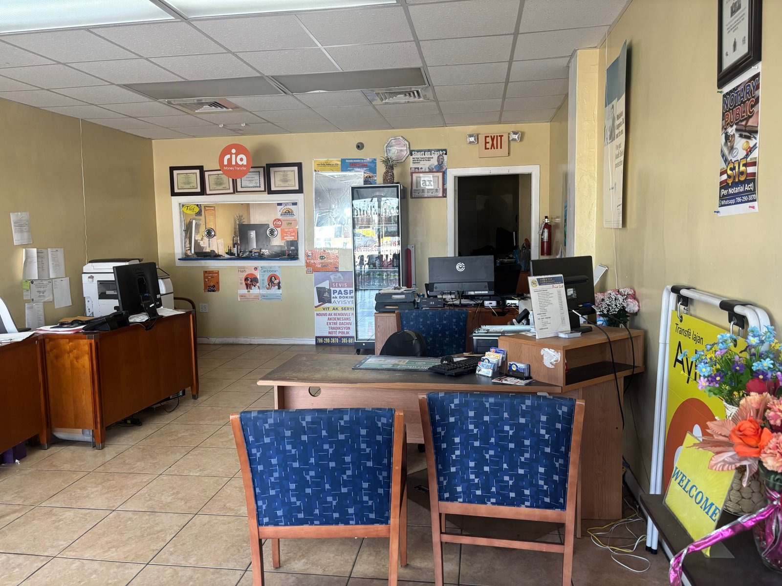 Interior of the Smith Income Tax office